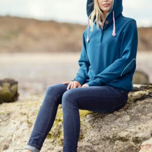 Hoodie Blue (1) - White Diamond